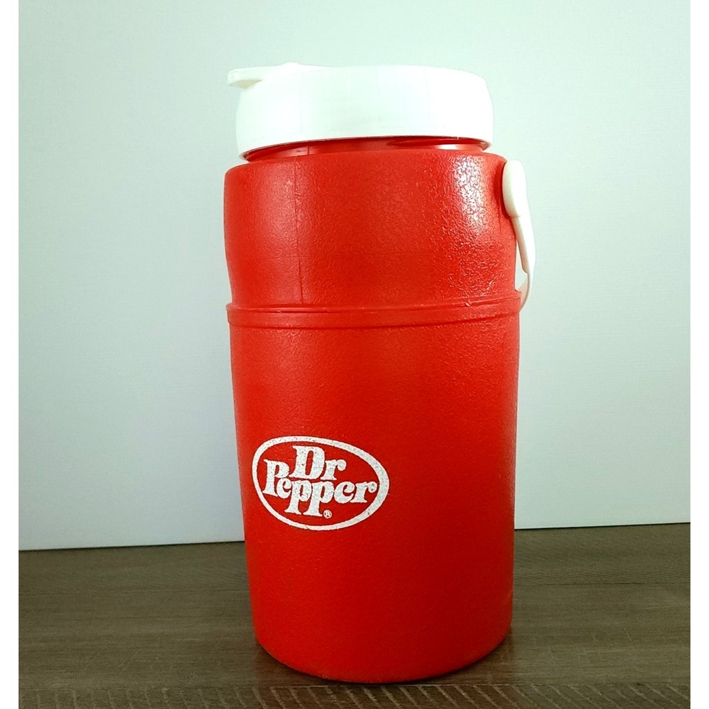 Vintage‎ Dr. Pepper 1/2 Gallon Jug Cooler Water Bottle